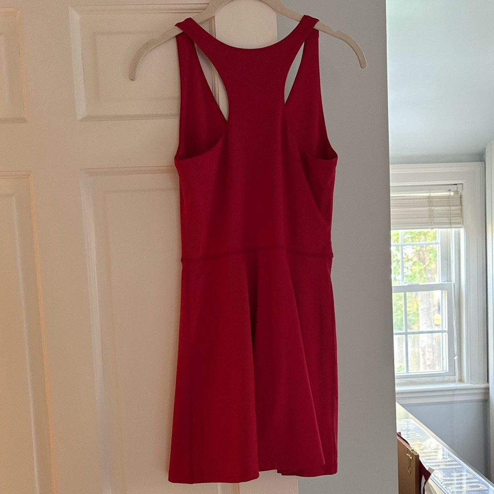 Reformation Bella Ecomove Active Dress – Size S Lipstick Red - Picture 7 of 8